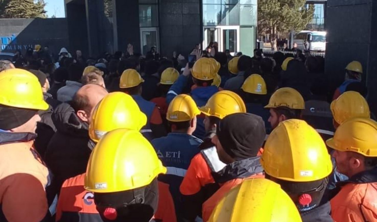  Seydişehir Eti Alüminyum Fabrikası’ nda işçilerin eylemine giriş çıkış yasağı 