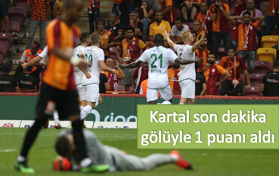 Kartal son dakika golüyle 1 puanı aldı
