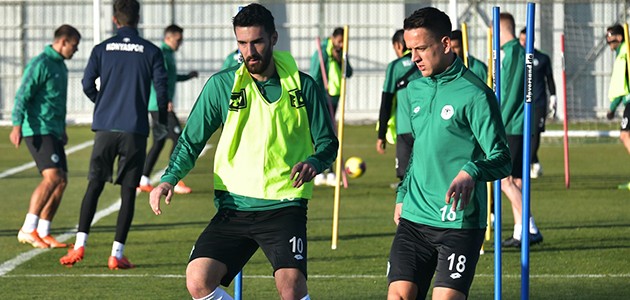KONYASPOR'DAN ÖNEMLİ MAÇA HAZIRLIK