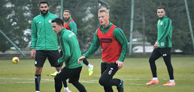 KONYASPOR'DAN ÖNEMLİ MAÇA HAZIRLIK