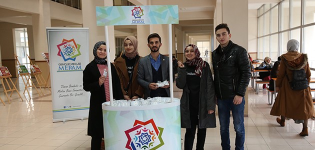 MERAM BELEDİYESİ GENÇLİK MECLİSİNDEN YERLİ MALI HAFTASI ETKİNLİĞİ