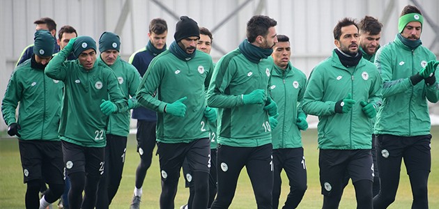 KONYASPOR, ANTALYASPOR MAÇINA HAZIRLANIYOR
