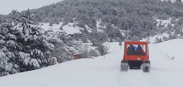 KONYA'DA HAVA ŞARTLARINDAN DOLAYI MAHSUR KALAN 3 KİŞİ KURTARILDI 