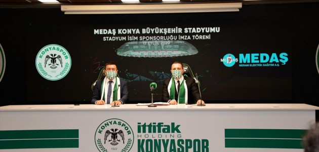 Konyaspor'un Yeni Stadyum Sponsoru MEDAŞ Oldu
