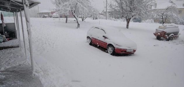 Hüyük'te Yoğun Kar Yağışı