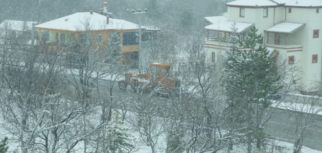 Halkapınar'da Kar Yağışı 
