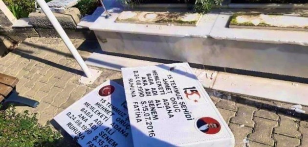  Adana'da İkisi Şehit Kabri 79 Kabir Tahrip Edildi