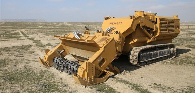 Karabağ'daki mayınlar Türkiye'den giden milli teçhizatla temizleniyor
