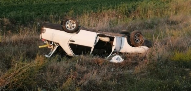 Konya'da Otomobil Devrildi: 4 Yaralı
