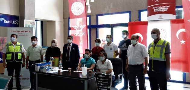 Konya YHT Garı'nda Kurulan Aşı Merkezi Hizmet Vermeye Başladı
