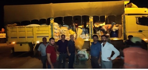 Akkise’den Manavgat’a  4 kamyon yardım
