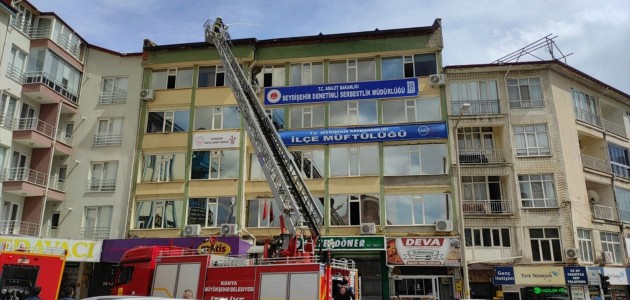 SEYDİŞEHİR MÜFTÜLÜK BİNASINDA YANGIN