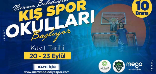 MERAM’DA KIŞ SPOR OKULLARI BAŞLIYOR