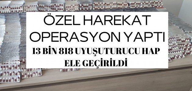 Özel harekat operasyonuyla yakalanan zanlının evinde  uyuşturucu bulundu