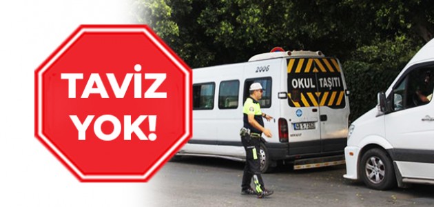 KONYA'DA OKUL SERVİSLERİ DENETLENDİ.