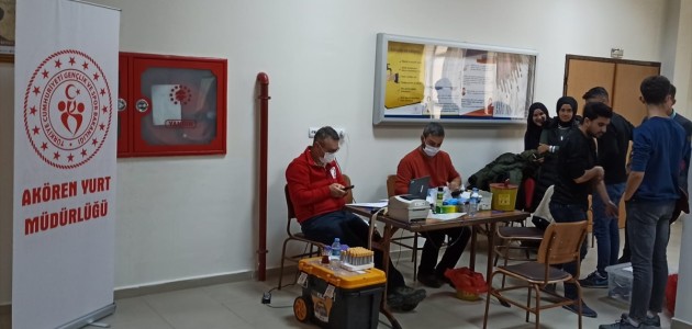  Konya'da üniversite öğrencilerinden kök hücre bağışı yaptı