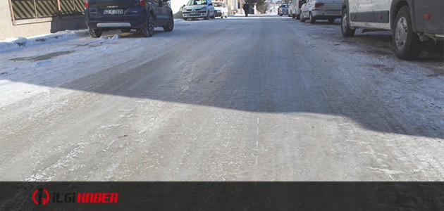 BUZLU YOL HAYATI KÖTÜ ETKİLEDİ