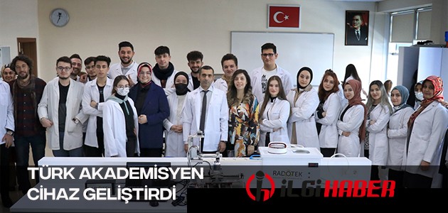 TÜRK AKADEMİSYEN CİHAZ GELİŞTİRDİ