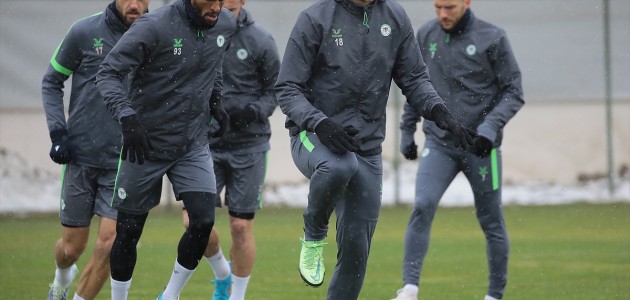 Konyaspor, Galatasaray maçı hazırlıklarına devam etti