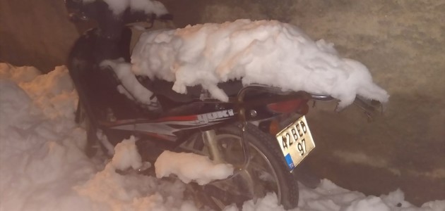 Beyşehir'de çalıntı motosiklet bulundu
