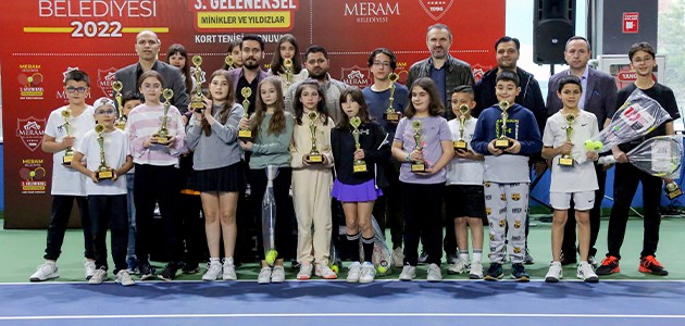 MERAM’DA TENİS TURNUVASI BÜYÜK HEYECANA SAHNE OLDU