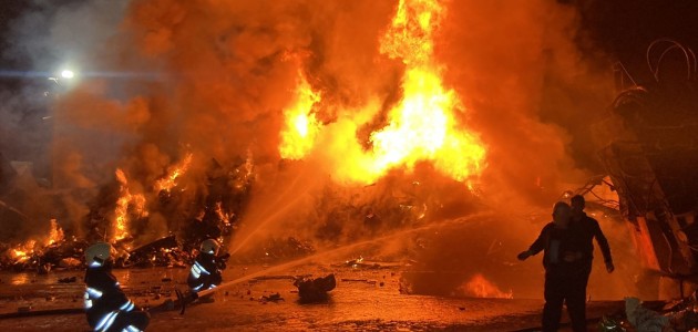 Konya'daki sanayi sitesinde çıkan yangın söndürüldü