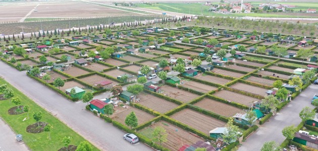 KARATAY HOBİ BAHÇELERİNİN SAKİNLERİ EKİM SEZONUNU AÇTI