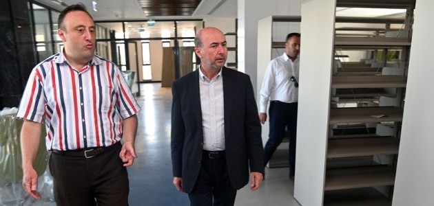  ''Kütüphane hizmetlerini yeni nesil şehir kütüphanesi ile taçlandırıyoruz''