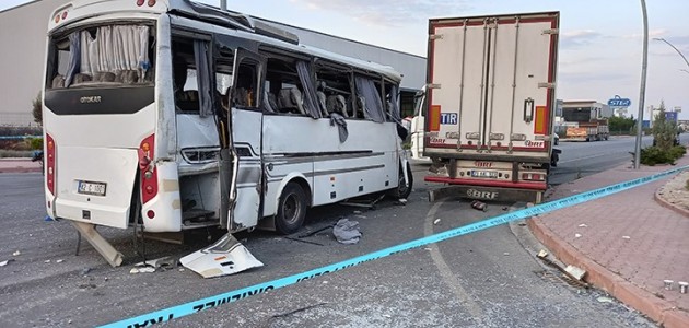  Konya'da feci kaza: 1 ölü 25 yaralı
