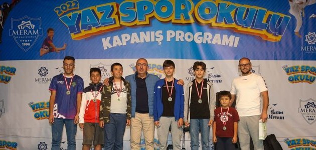  Meram 2022 Yaz Spor Okulları'nda renkli final 