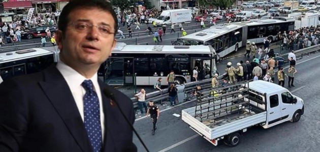   Metrobüs kazası sonrası herkes aynı soruyu soruyor! İmamoğlu nerede?