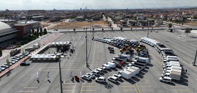  Selçuklu Belediyesi'nden 94 Yeni Hizmet Aracı