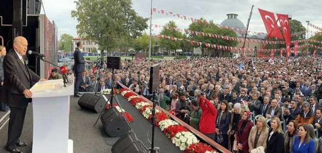  DEVLET BAHÇELİ KONYALILARLA BULUŞTU