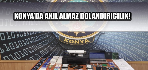  KONYA'DA AKIL ALMAZ DOLANDIRICILIK!
