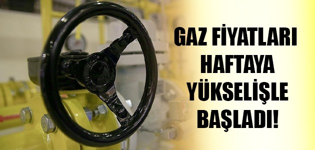 GAZ FİYATLARI HAFTAYA YÜKSELİŞLE BAŞLADI!