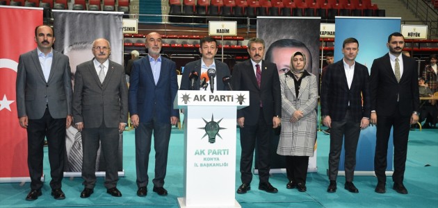  AK PARTİ KONYA'DA  TEMAYÜL YOKLAMASI DÜZENLENDİ 