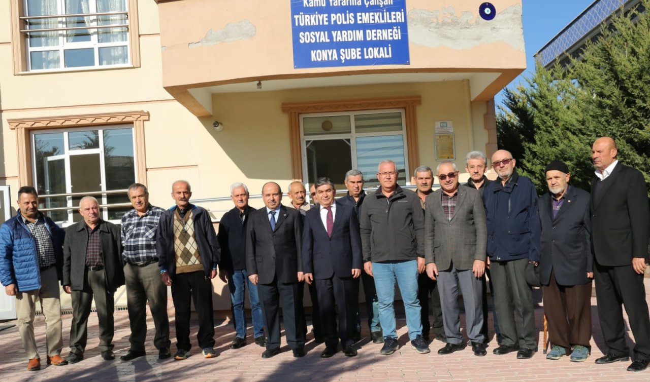 Konya İl Emniyet Müdürü’nden Emekli Polislere Ziyaret