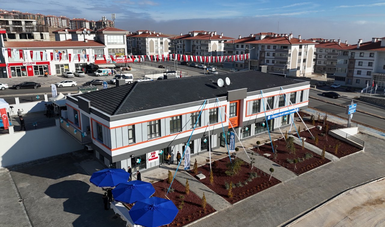  Konya’da 18 milyon TL’lik şehir manzaralı sağlık tesisi açıldı