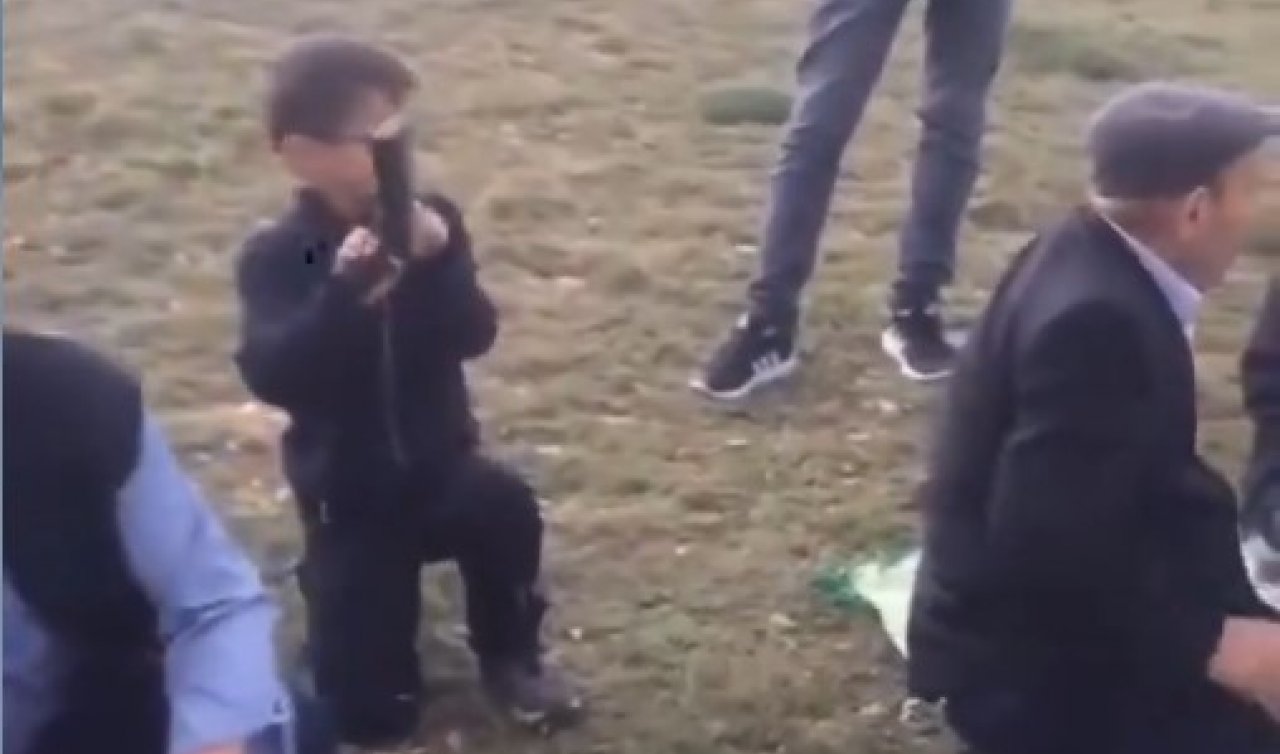 Konya’da yaşlı adam küçük çocuğun silah atışından son anda kurtuldu