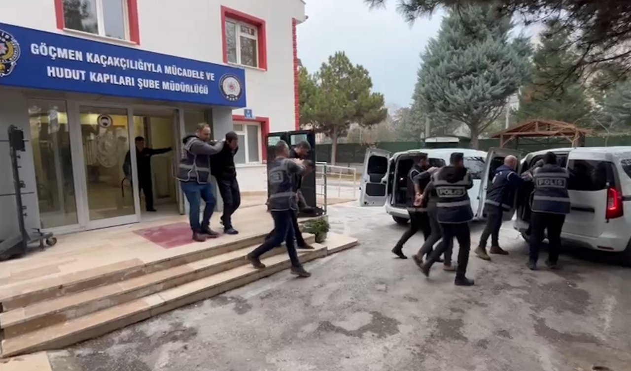 Konya’da göçmen kaçakçılığı yapan çete çökertildi: 5 şüpheli tutuklandı