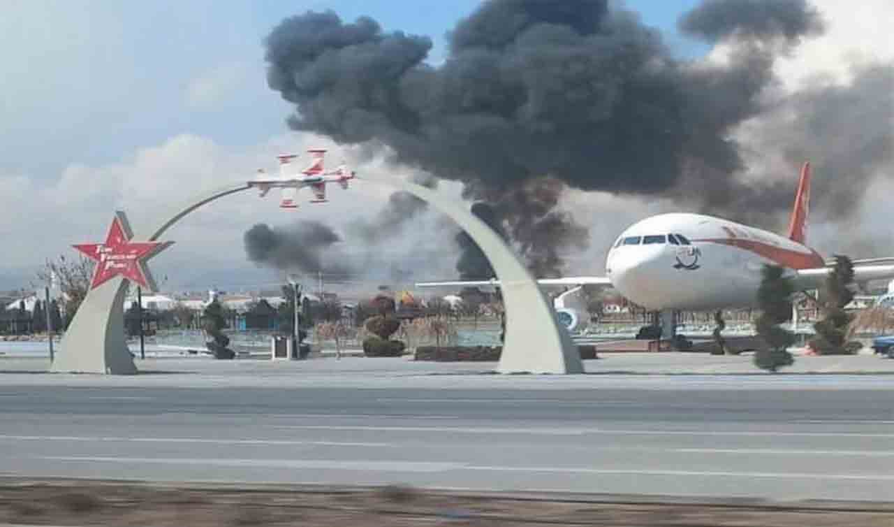  Konya’da 3. Ana Jet Üs Komutanlığı’na uçak düştü: 1 şehit