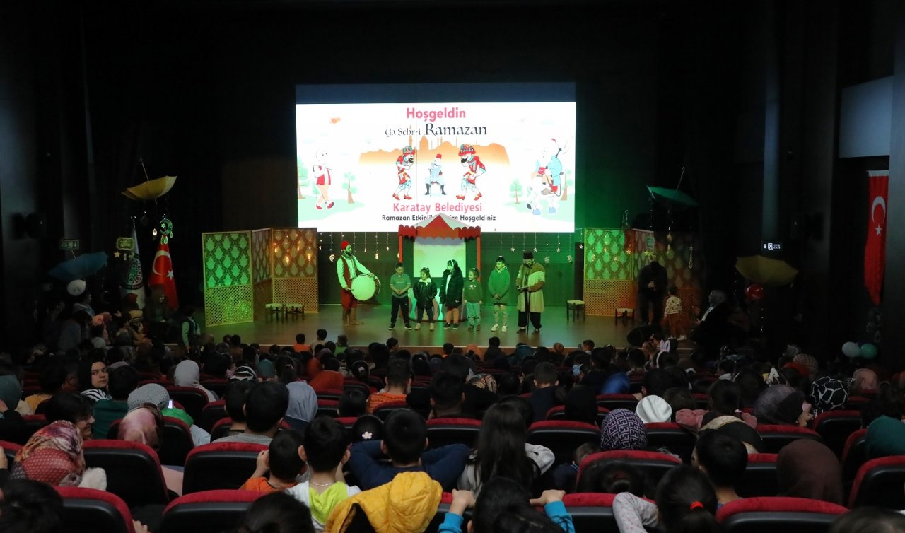  Konya’da yüzlerce çocuk ramazan etkinliklerinde eğlendi