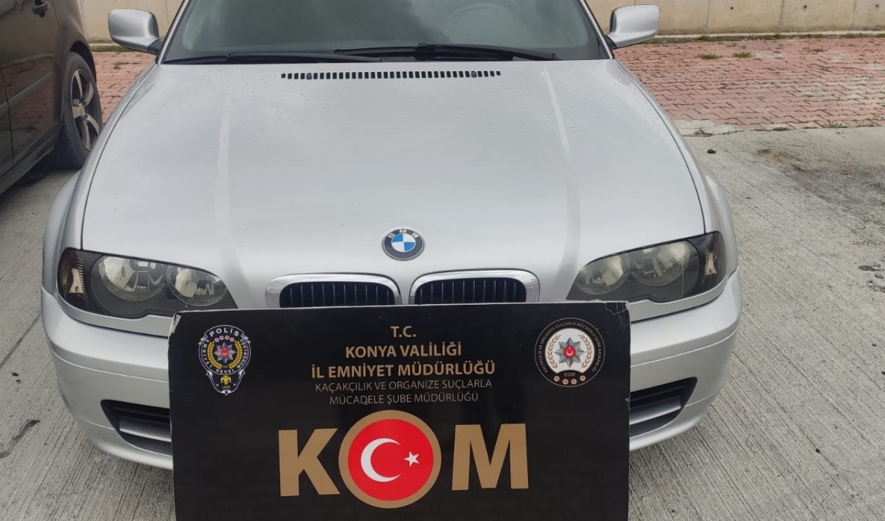 Konya’da dev operasyon! Araçtan binlerce parça çıktı!