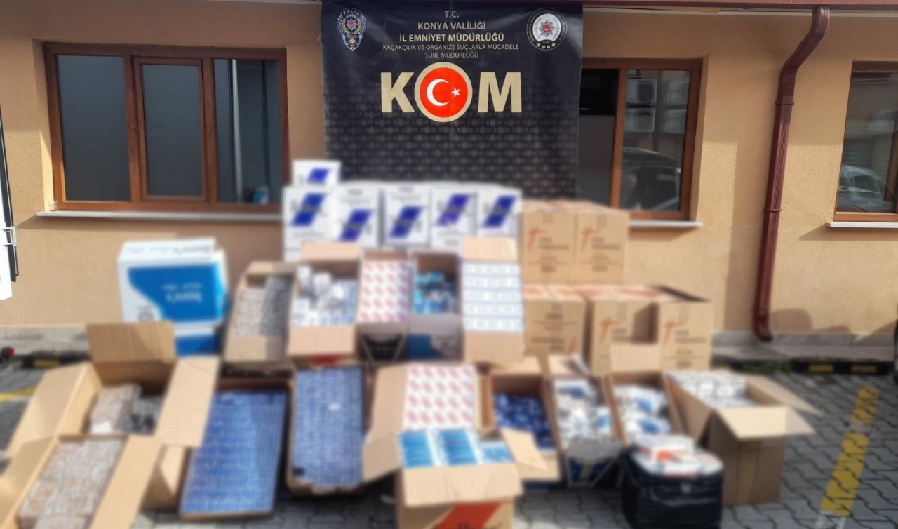  Konya’da tır dorsesinde gizlenmiş vaziyette bulundu: 14 kişi yakalandı