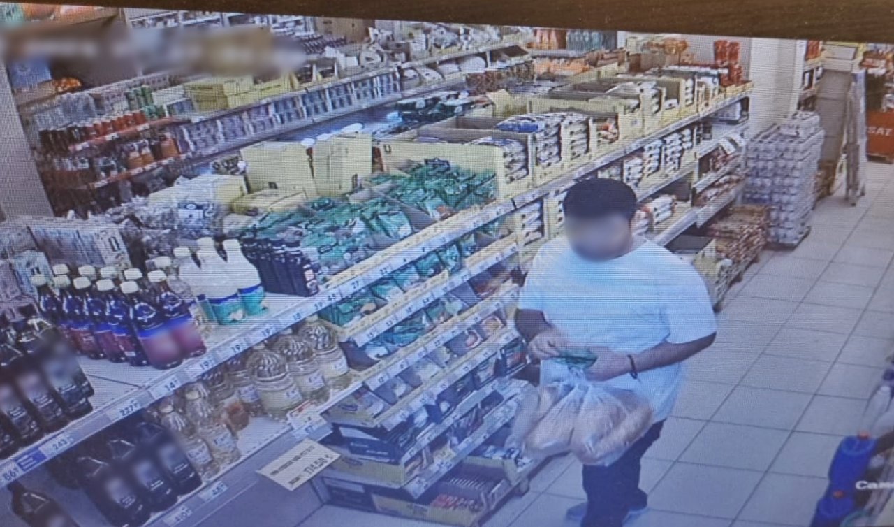 Konya’da 14 zincir marketten yüzlerce ürün çaldılar!