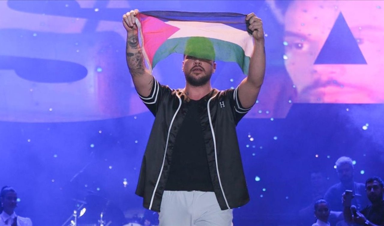 Urfa’da Sinan Akçıl Filistin’e destek verdi!