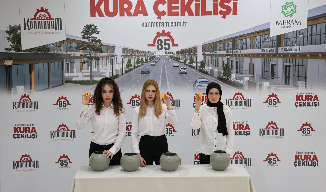 Konya’da Büyük Sanayi Hamlesi: KONMERAM Sanayi Sitesi Kuraları Çekildi
