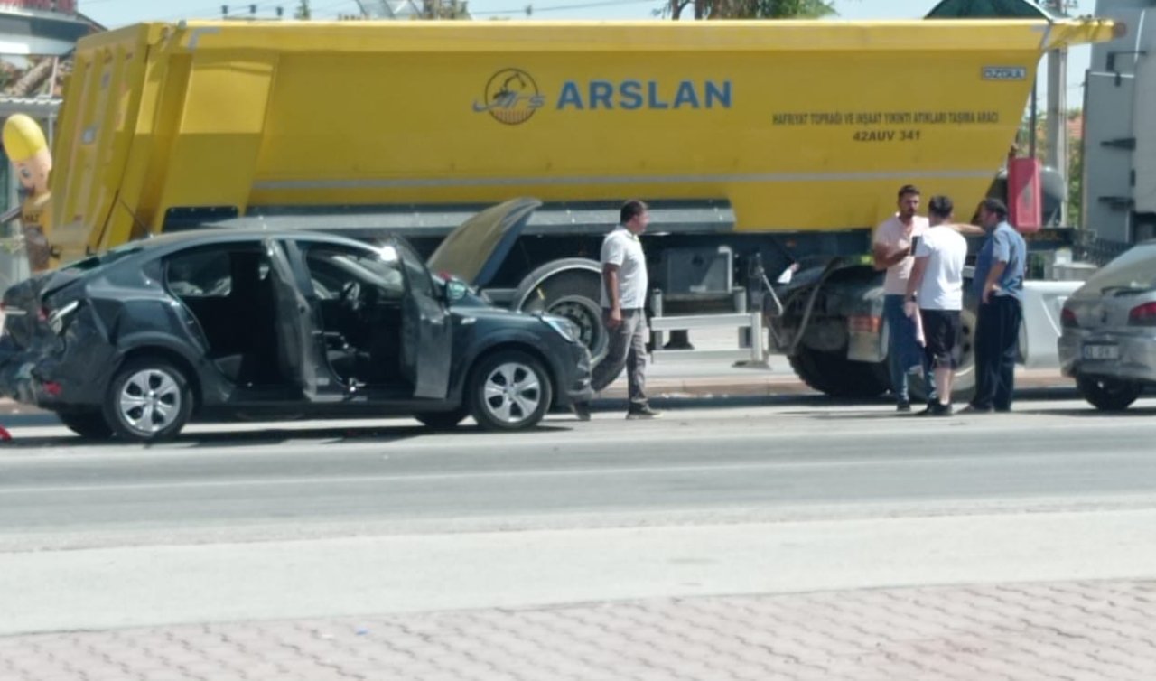 Konya’da zincirleme kaza! 