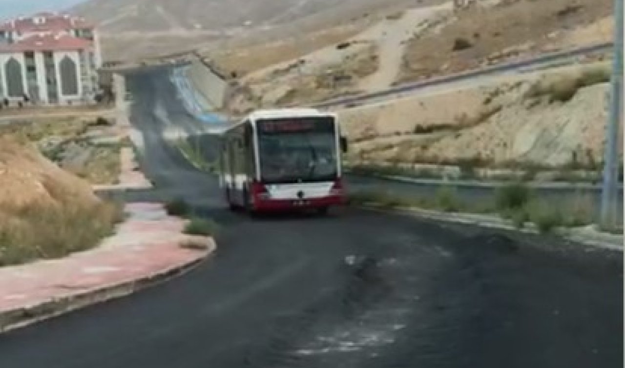  Konya’da otobüslerin zorlu imtihanı! Tehlike kol geziyor!