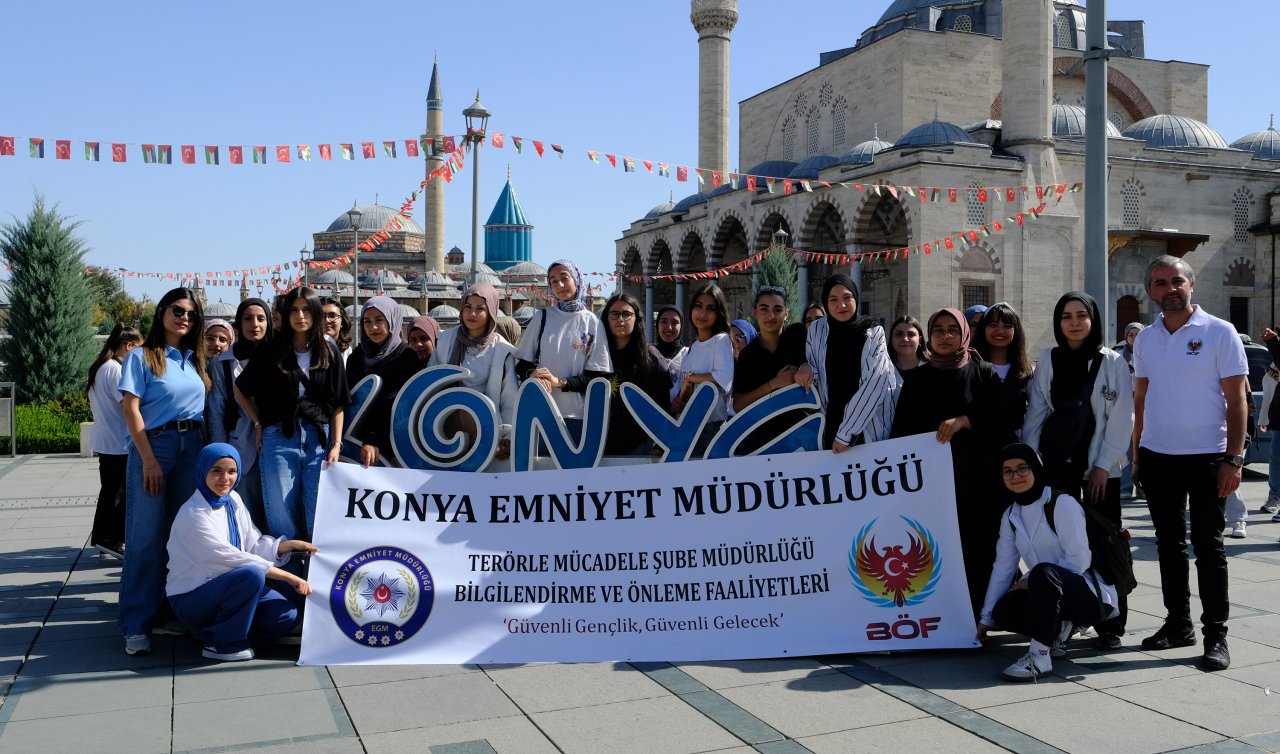 Konya Büyükşehir ve İl Emniyet Müdürlüğü gençleri bilinçlendiriyor!